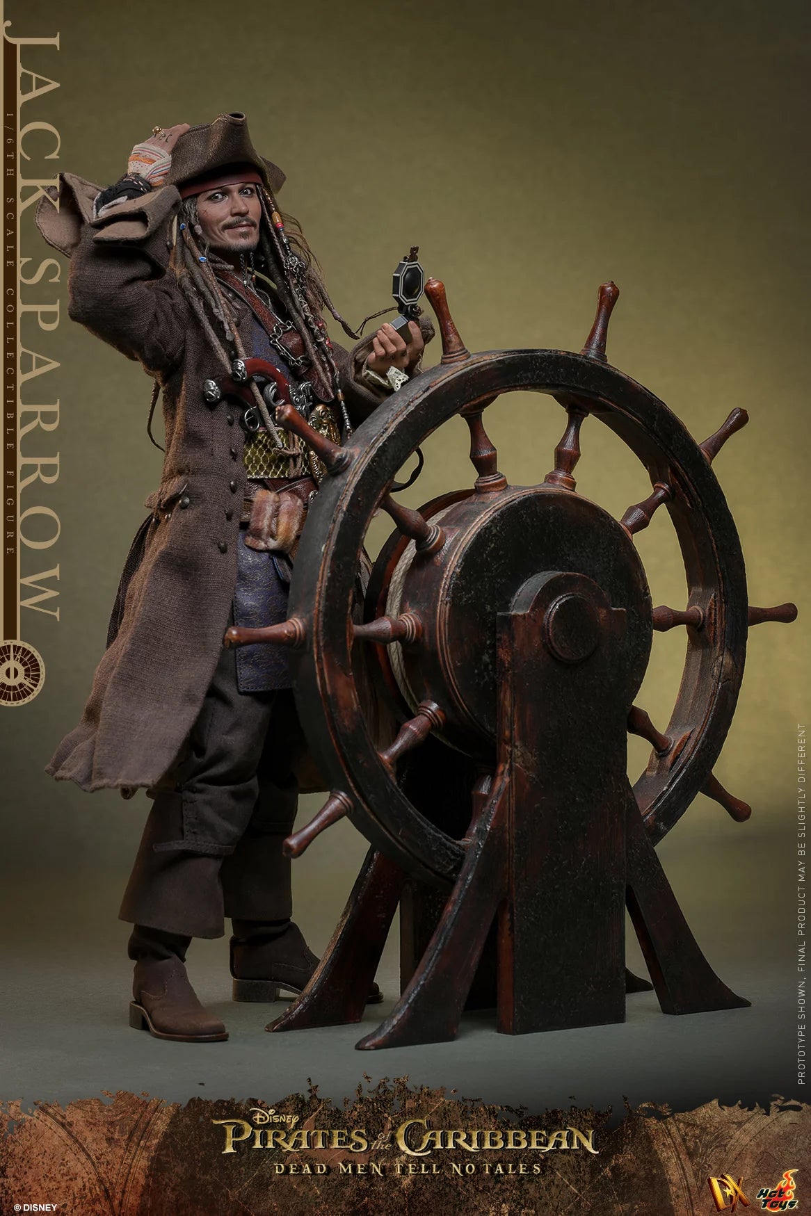 Figura Piratas del Caribe: La venganza de Salazar Figura 1/6 Jack Sparrow 30 cm