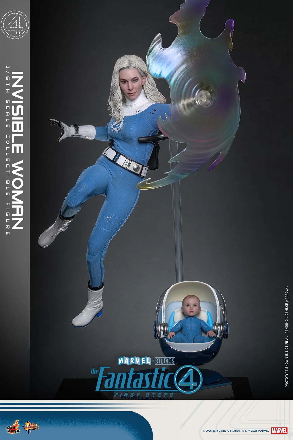 Fantastic Four First Steps Figura Movie Masterpiece 1/6 Invisible Woman 30 cms Hot Toys