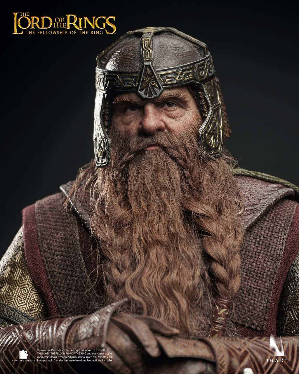 The Lord of the Rings: Gimli 1/6 Collectible Figure Action Figure 1/6 INART 29 cm