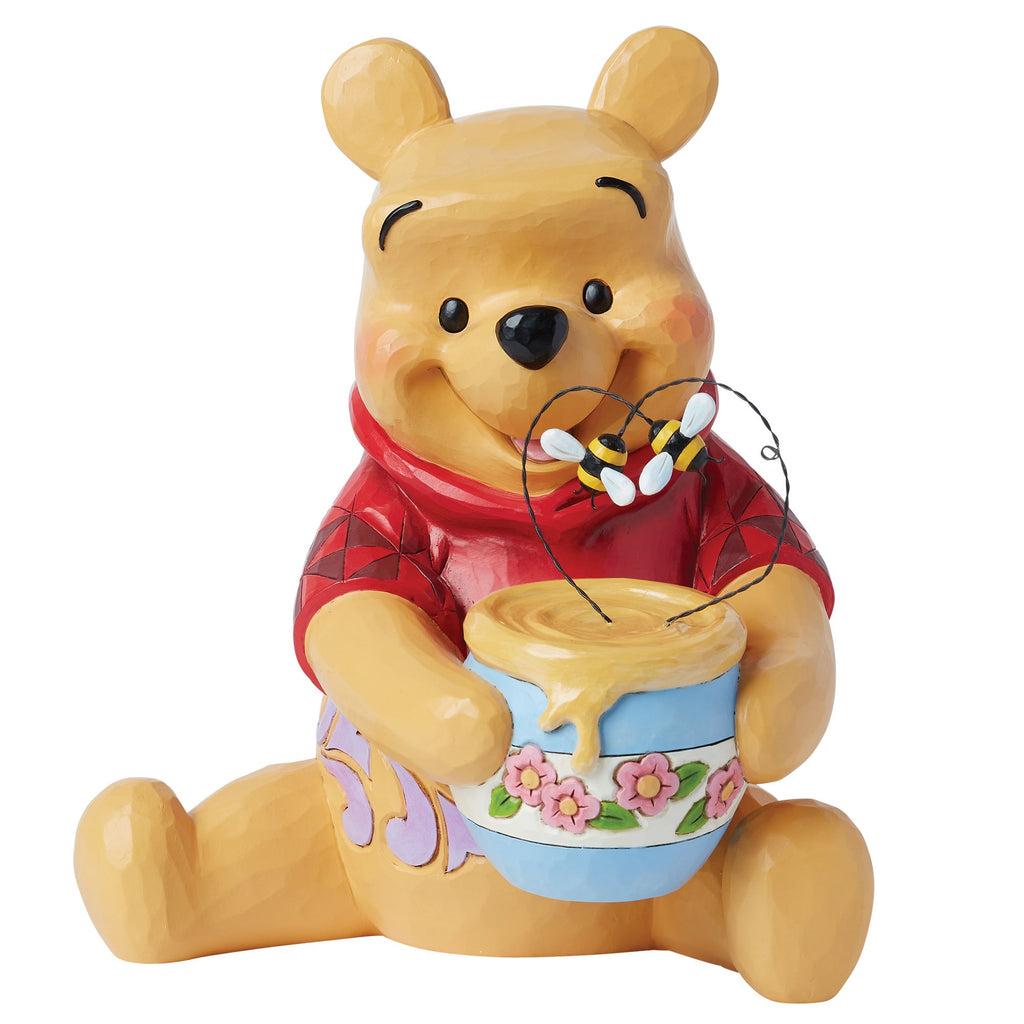Figura Grande Winnie Pooh con tarro de Miel 31.5 cms