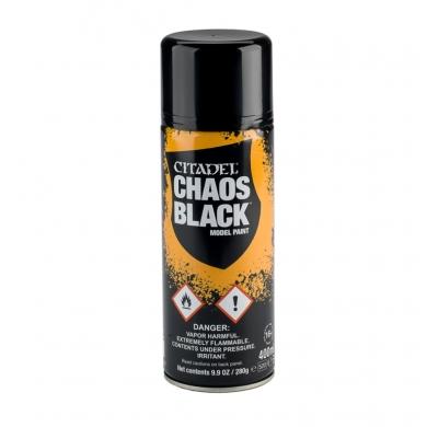 CHAOS BLACK SPRAY PAINT (UK/ROW)
