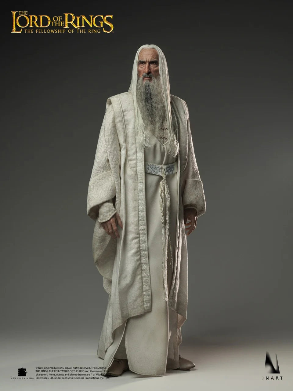 Figura El Señor de los Anillos: La Comunidad del Anillo Saruman INART 1/6 31cm