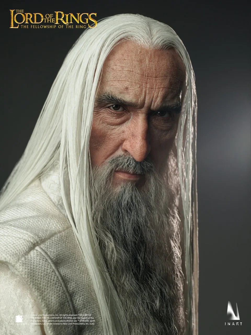 Figura El Señor de los Anillos: La Comunidad del Anillo Saruman INART 1/6 31cm