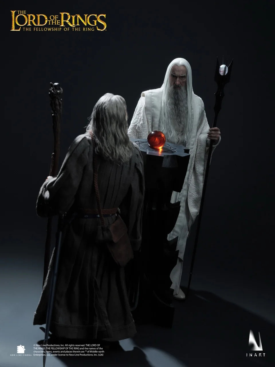 Figura El Señor de los Anillos: La Comunidad del Anillo Saruman INART 1/6 31cm