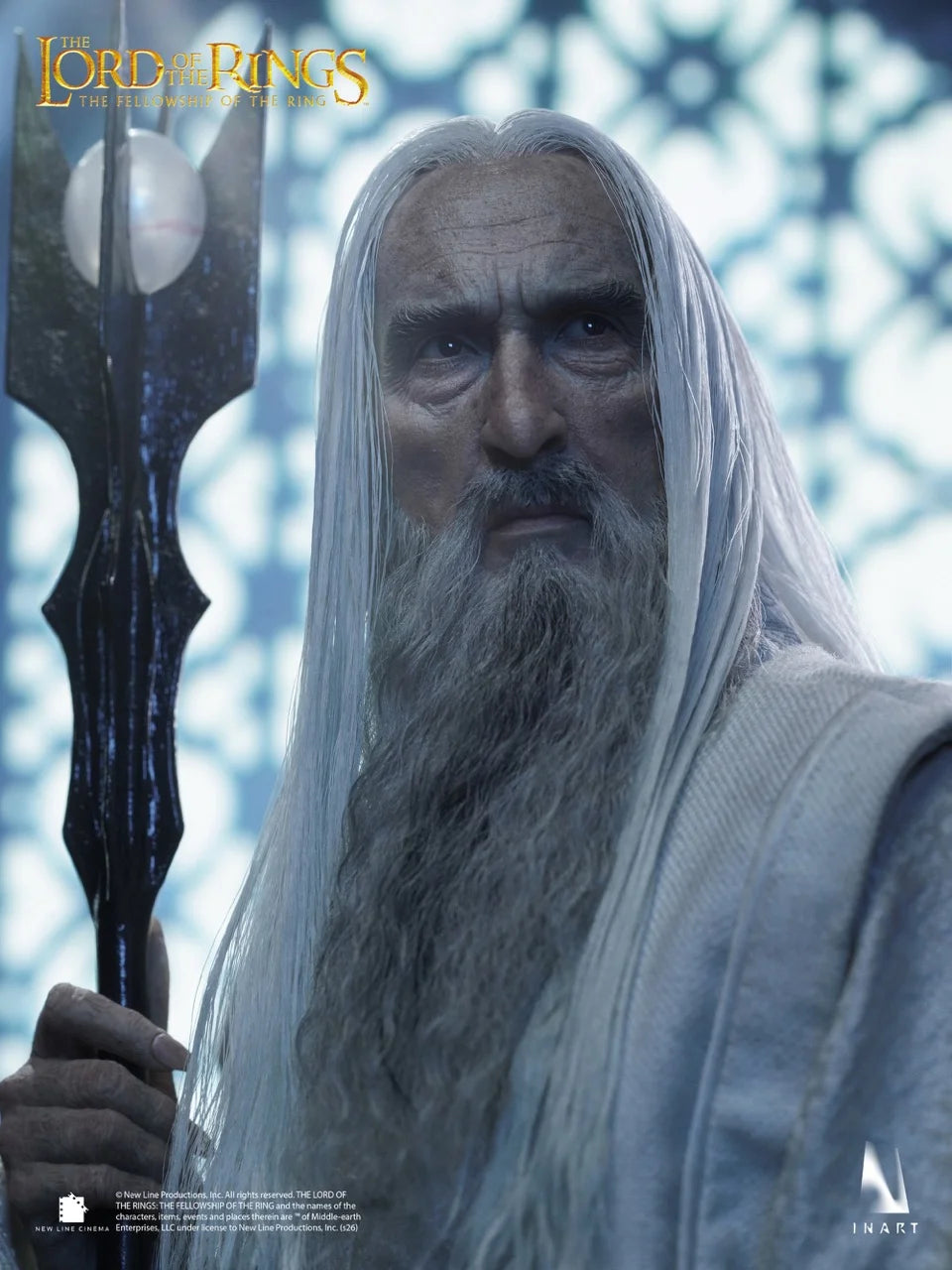 Figura El Señor de los Anillos: La Comunidad del Anillo Saruman INART 1/6 31cm