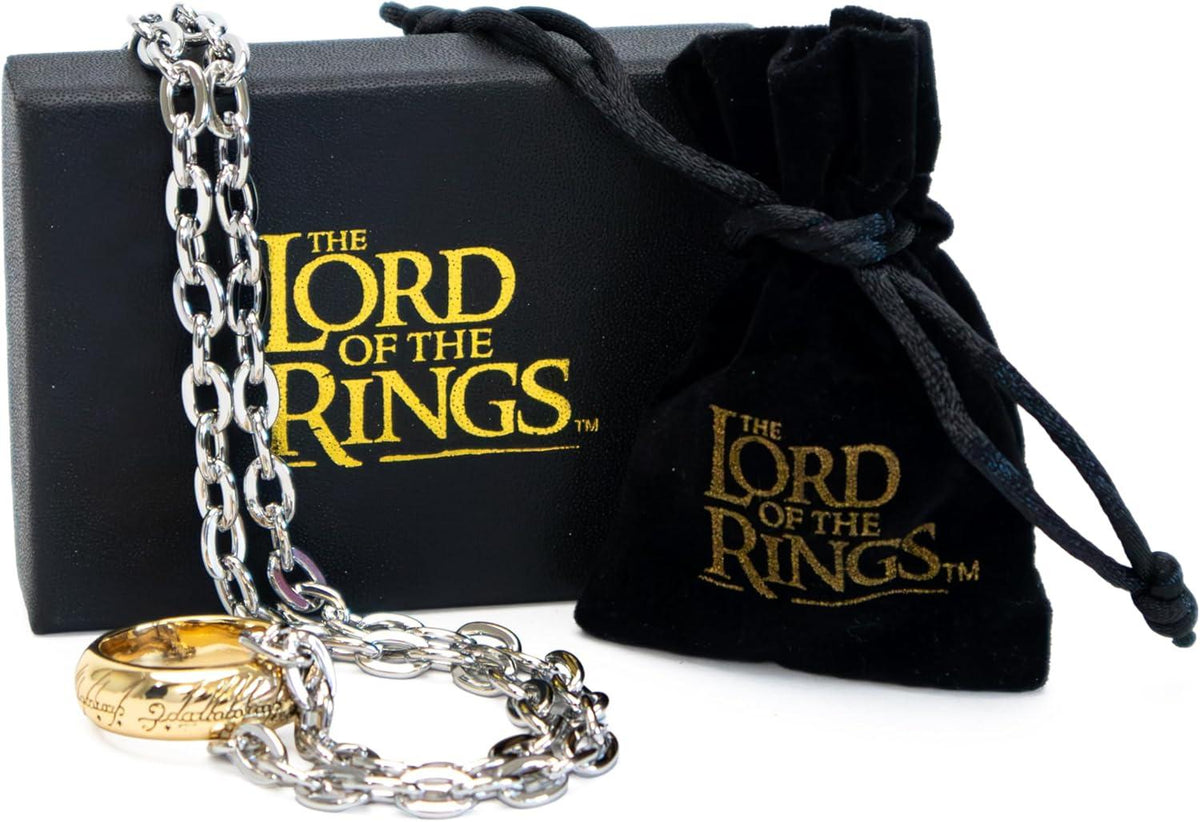 Replica El Señor delos Anillos Anillo Único ( bañado en oro )