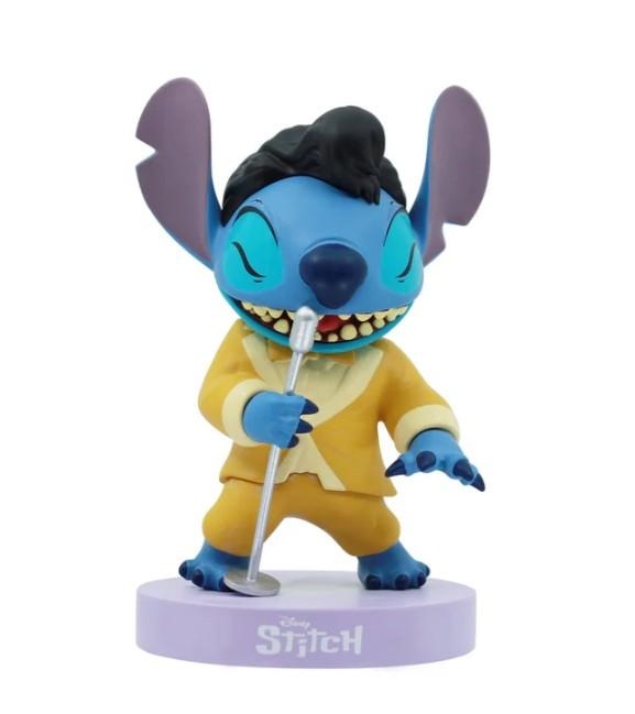 FIGURA  STITCH ELVIS CON CHAQUETA DORADA DISNEY 11.5 CMS