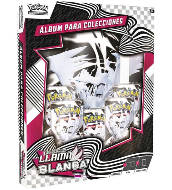 Llama Blanca Collection Album Pokemon TCG Escarlata y Purpura 10.5 Castellano