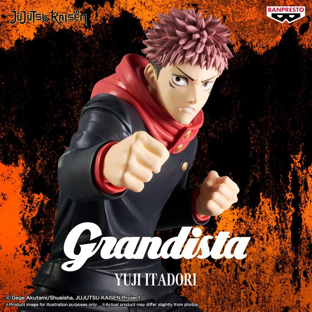 FIGURA BANPRESTO JUJUTSU KAISEN GRANDISTA YUJI ITADORI 23CM