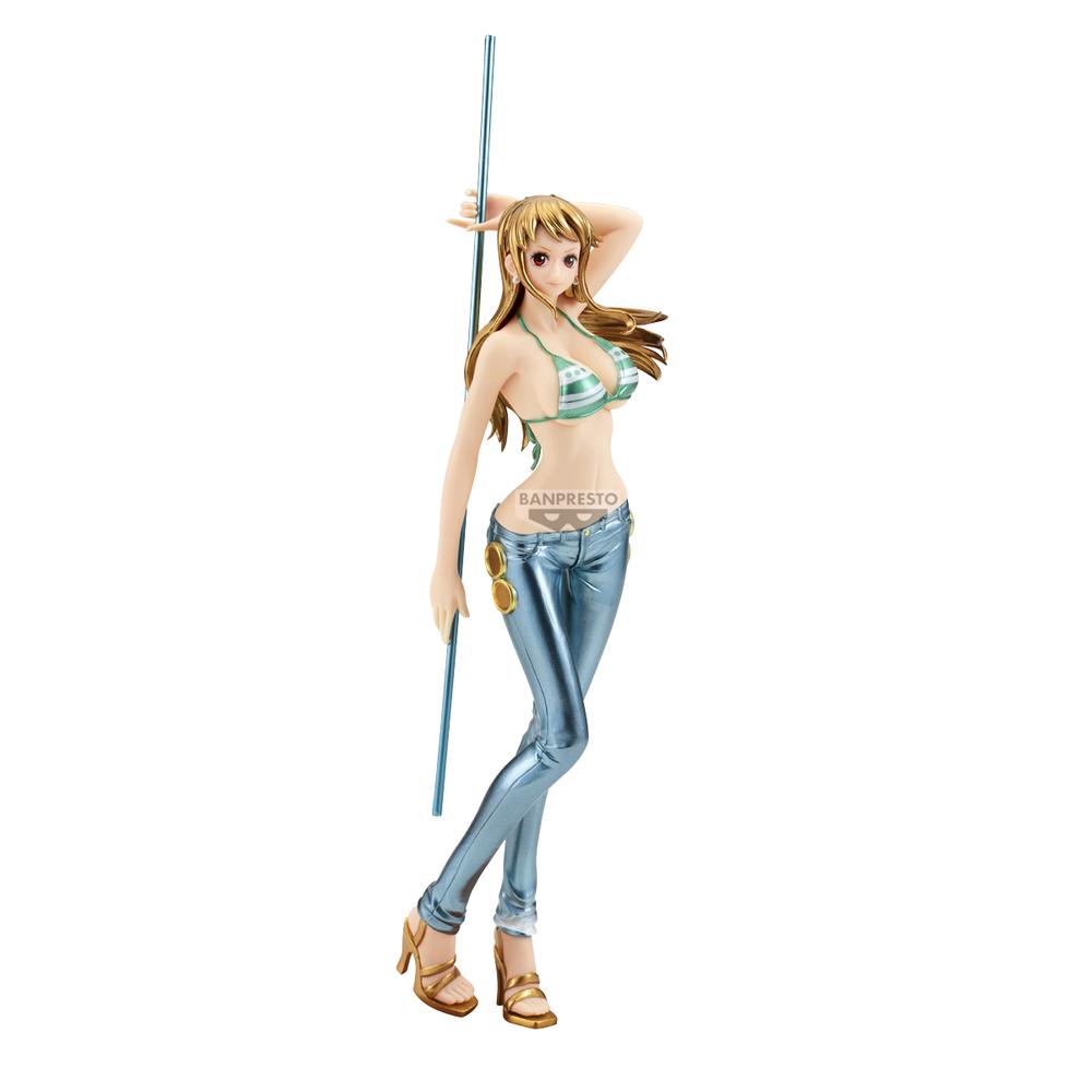 Figura banpresto one piece glitter & glamours nami special color ver.b