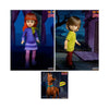 Set 6 figuras mezco toyz scooby - doo & mystery living dead dolls 25cm