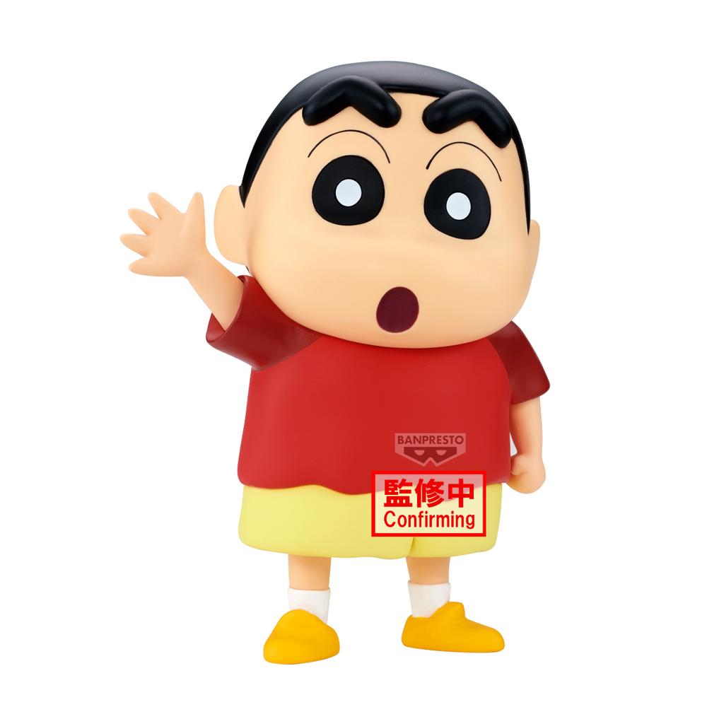 Figura banpresto crayon shinchan movie: spooky! my yokai vacation big sofvimates shinnosuke nohara 18cm