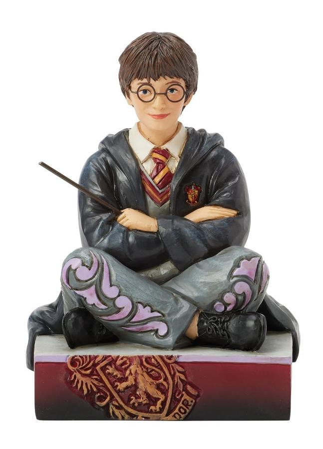 Figura Harry Potter con varita 10.5 cms