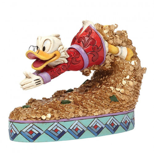 Figura enesco disney clasicos tio gilito nadando en dinero