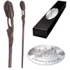 Replica The Noble Collection Harry Potter Kingsley Shacklebolt bacchetta con scatola e targhetta identificativa