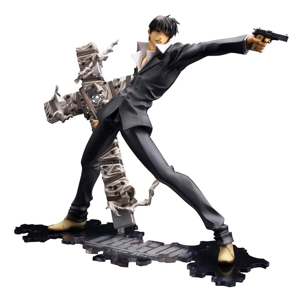 Figurine kotobukiya trigun badlands rumble artfx j wolfwood 1 - 8