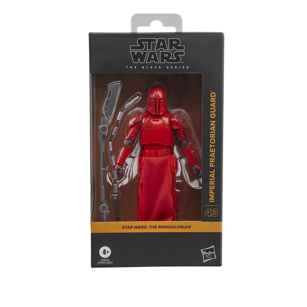 Figura hasbro star wars the mandalorian the black series imperial praetorian guard