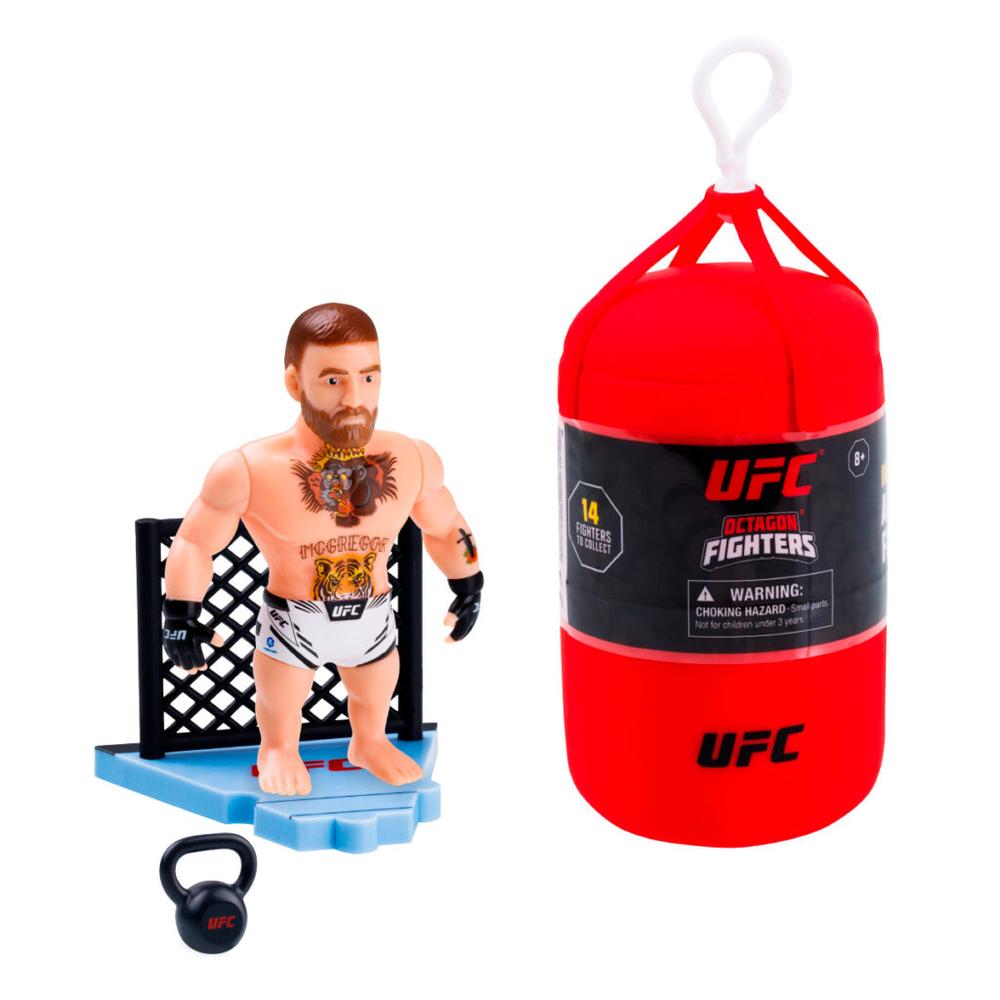 Ufc punching bag figura articulada 7 -5 cms + set lucha 1 unidad aleatoria
