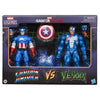 Pack 2 figuras hasbro marvel legends gamerverse captain america vs venom
