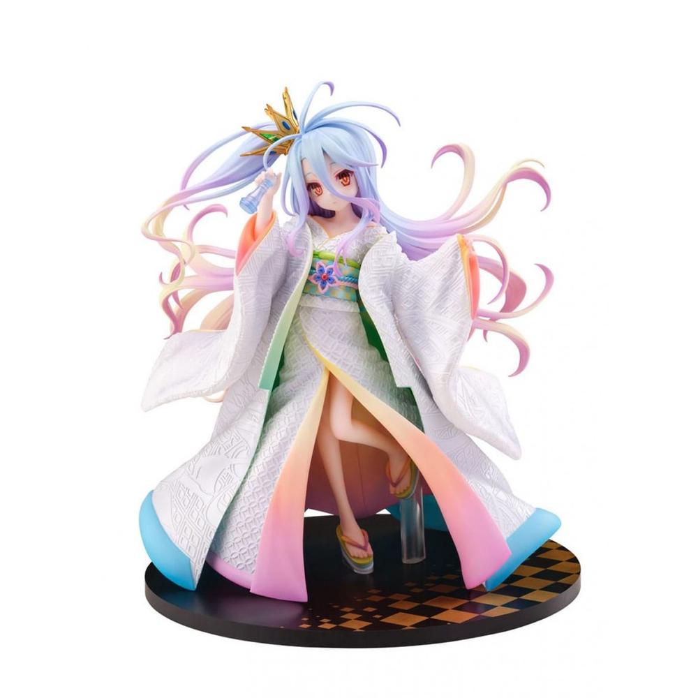 Figura good smile company no game no life 1 - 7 scale shiro shiromuku 22.5cm