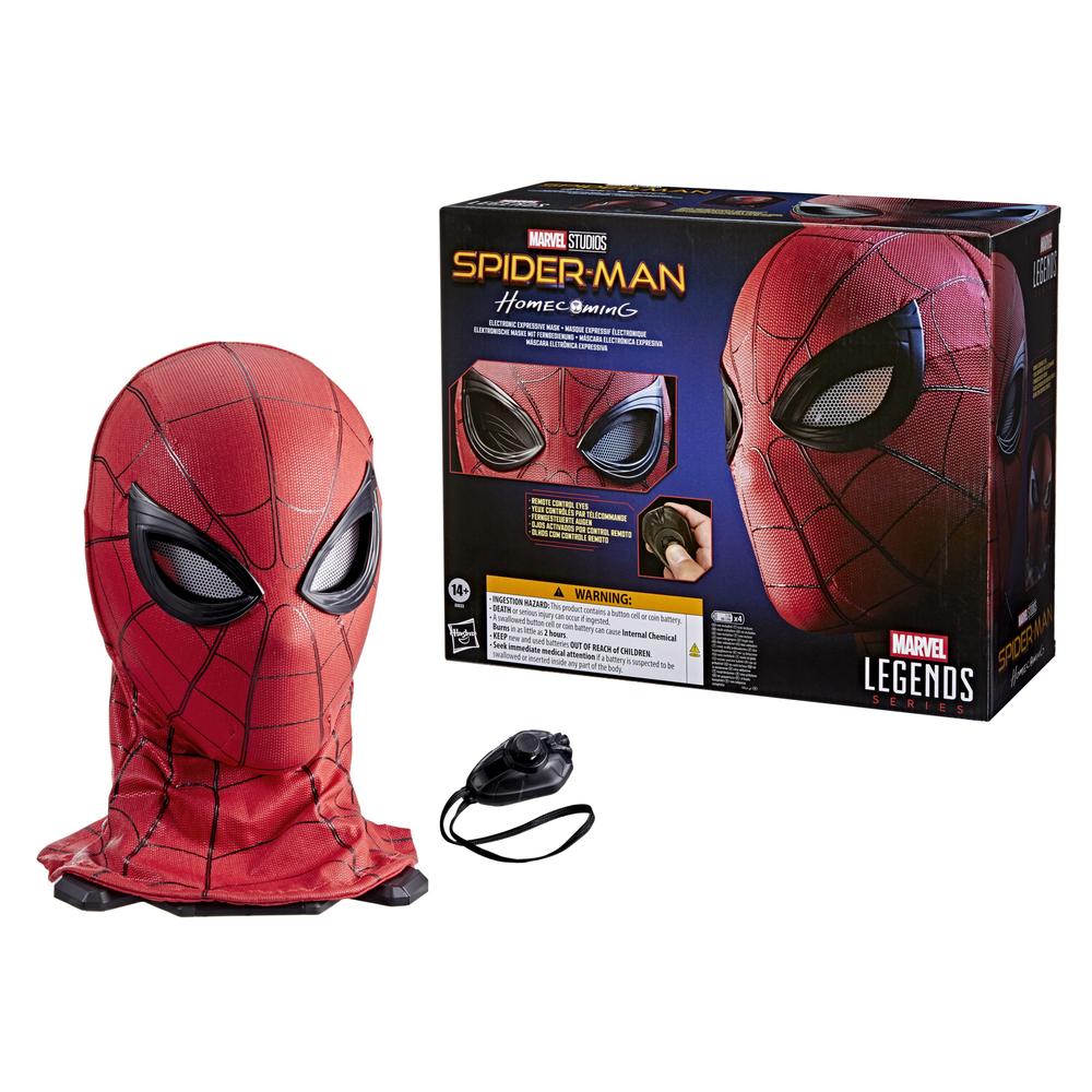 Réplica máscara spider - man home coming hasbro marvel studios