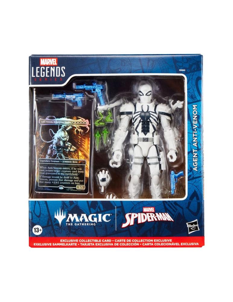 Figura hasbro marvel legends series magic the gathering agent anti - venom