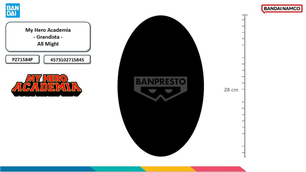 Figura banpresto my hero academia grandista all might