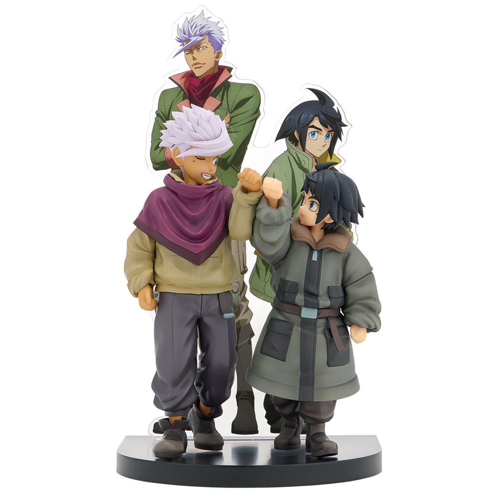 Figure ichibansho mobile suit gundam (iron - blooded orphans) augus mikazuki & itsuka orga 18cm