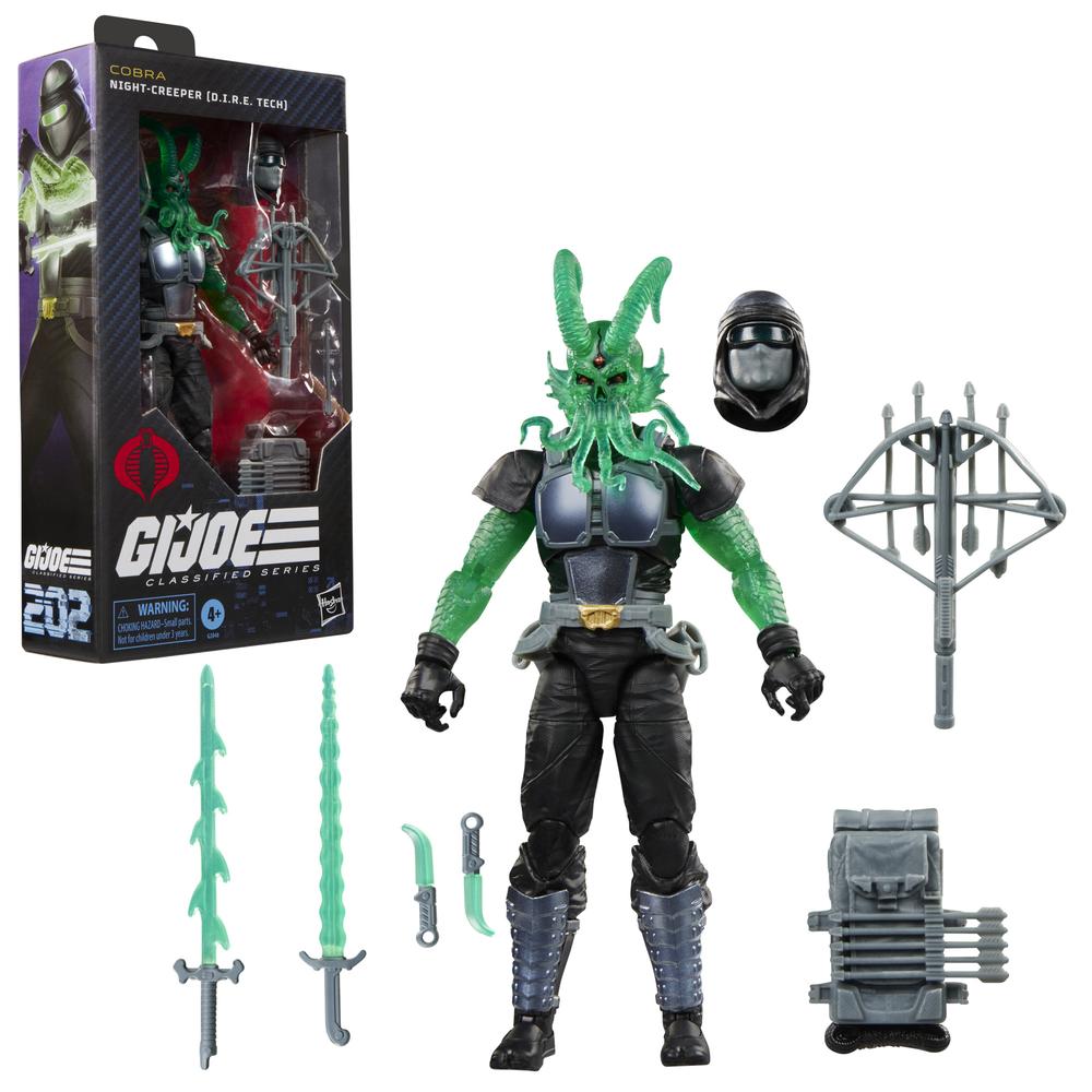 Figura hasbro g.i. joe classified series cobra night creeper