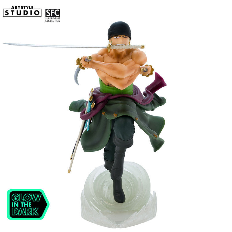 Figura abystyle one piece zoro glow in the dark