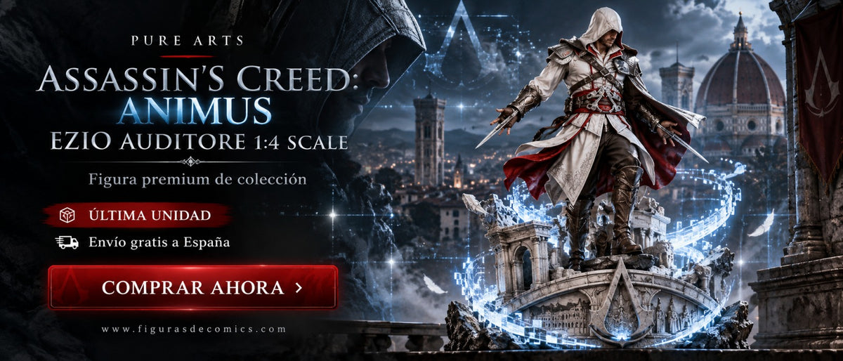 Assassin's Creed Animus Ezio Auditore 1/4 Pure Arts, última unidad, envío gratis a España