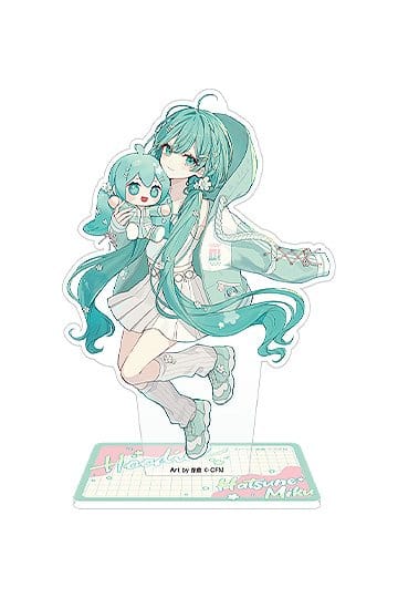 Character Vocal Series 01: Hatsune Miku Miku Hug Series Soporte de acrílico: Flower Ver. 15 cm