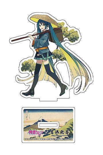 Hatsune Miku x Katsushika Hokusai iXima Soporte acrílico Inume Pass in Kai Province 10 cm (5)