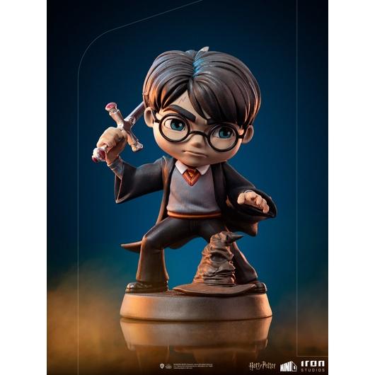 FIGURA MINICO HARRY POTTER CON LA ESPADA DE GRYFFINDOR