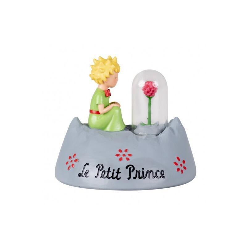 Figura THE LITTLE PRINCE AND THE ROSE ON THE PLANET
