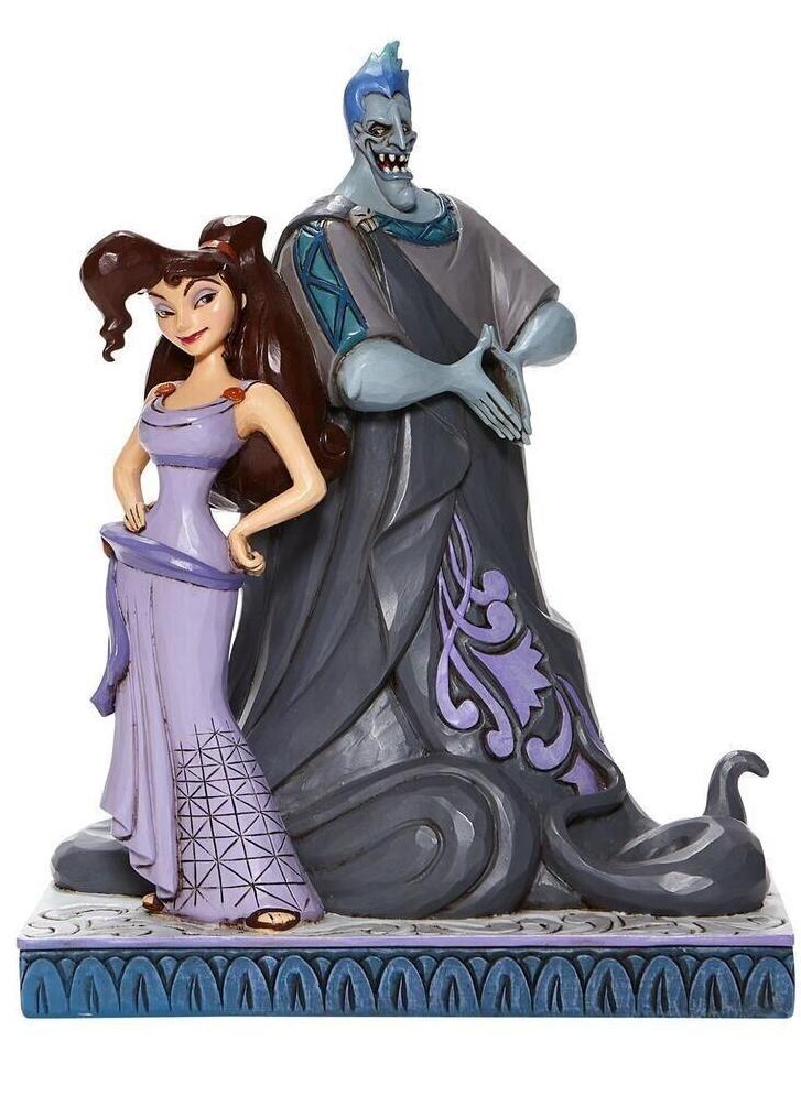 Figura Disney Traditions Jim Shore Moxie and Menace Meg and Hades Resin Statue 23cm