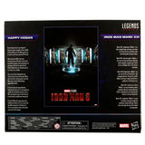 Blister 2 figuras Happy Hogan and Iron Man Mark XXI Iron Man 3 The Infinity Saga Marvel 15cm
