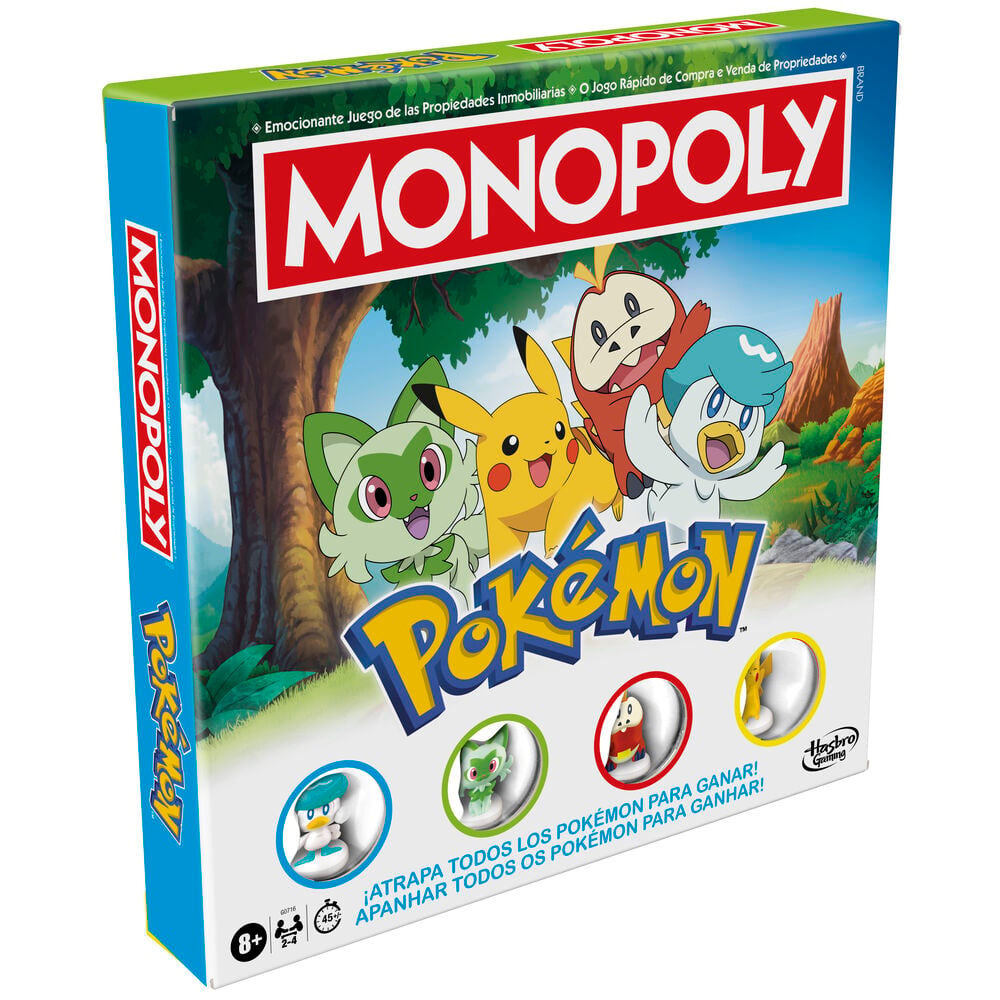 Juego mesa Monopoly Pokemon español