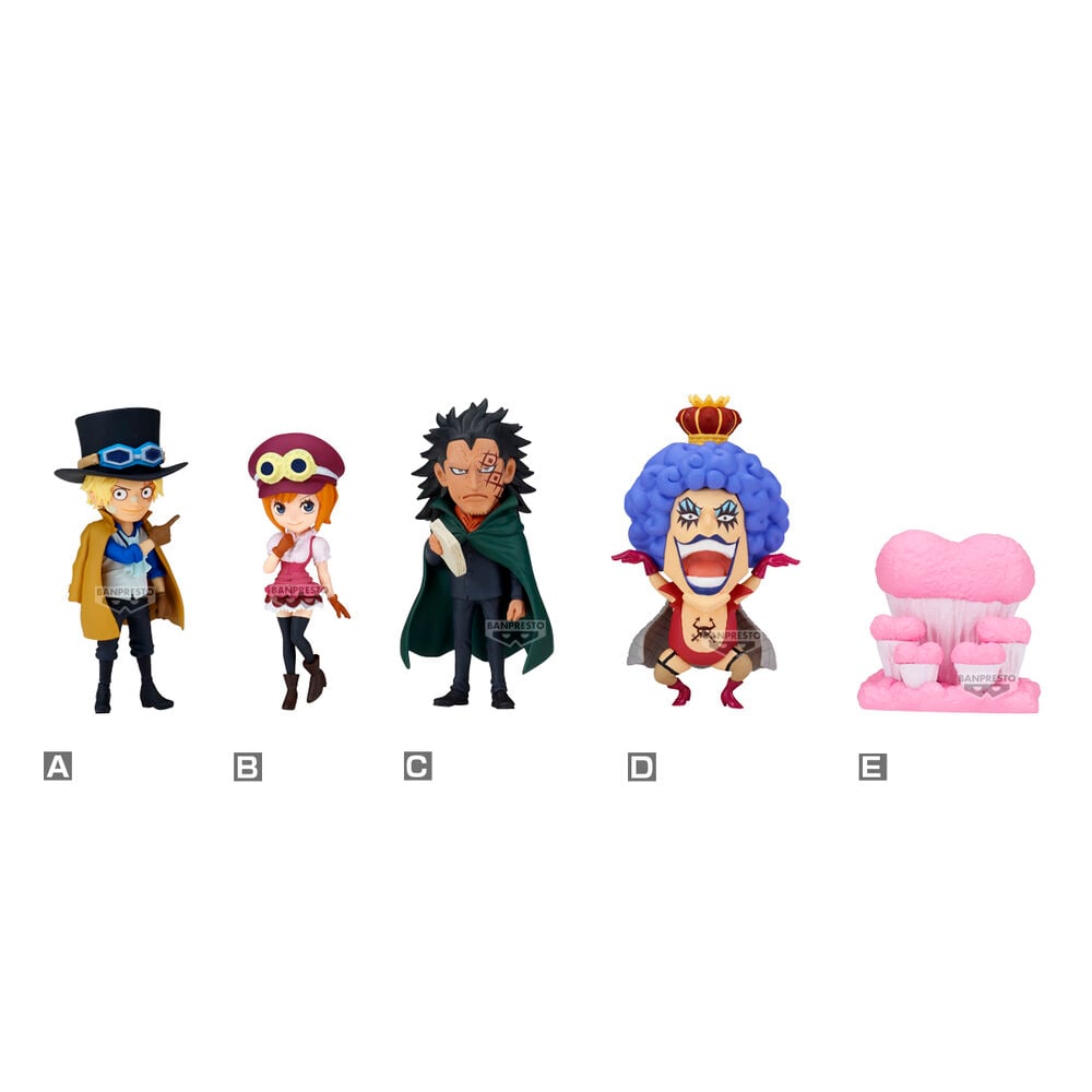 Figura world collectable Kamabakka Kingdom 01 One Piece 7 cm surtido