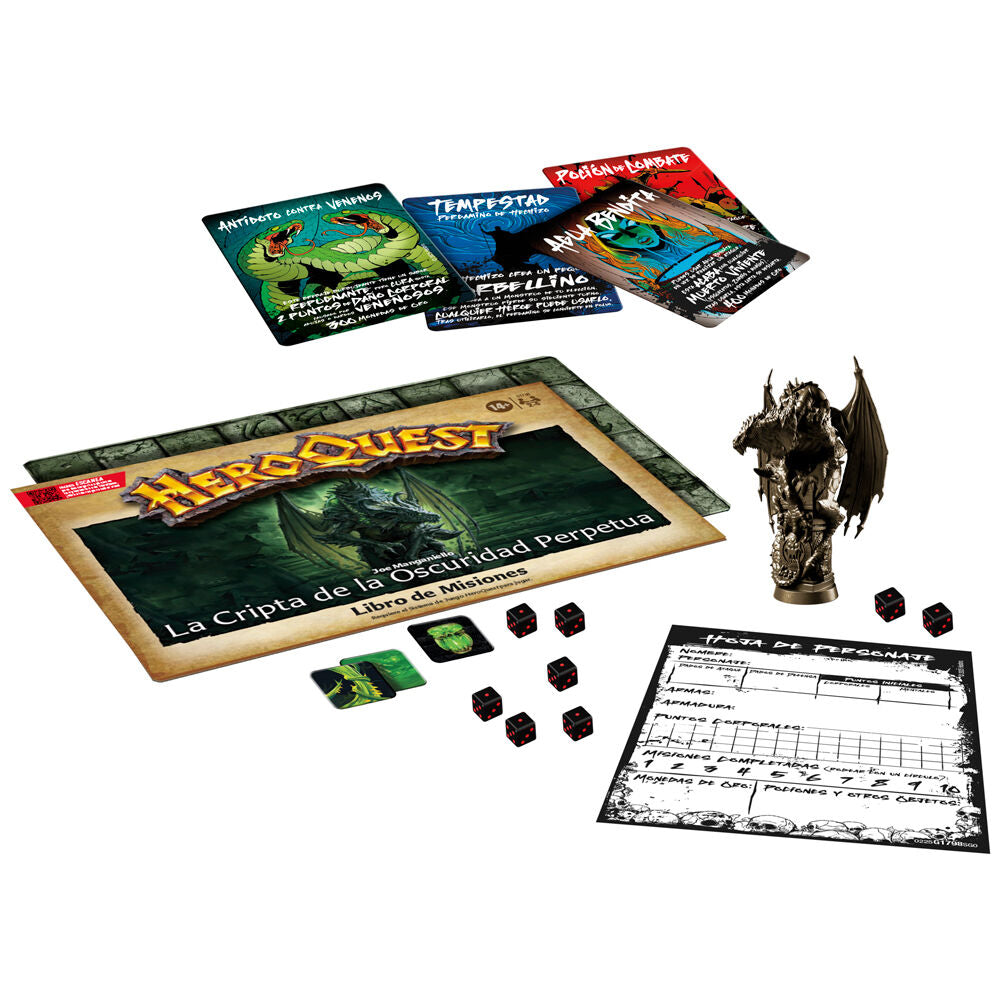 Expansion Juego de mesa La Cripta de la Oscuridad Pertetua HeroQuest español