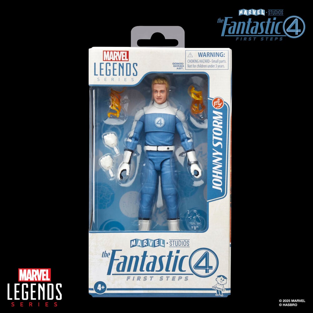 Figura Johnny Storm Los 4 Fantasticos Marvel 15cm