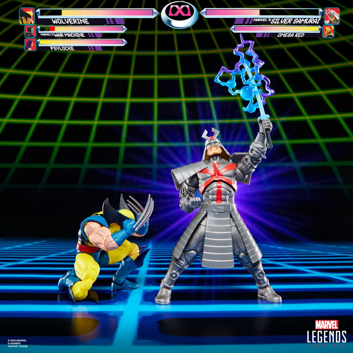 Blister 2 figuras Wolverine & Silver Samurai Gameverse Marvel Legends 15cm