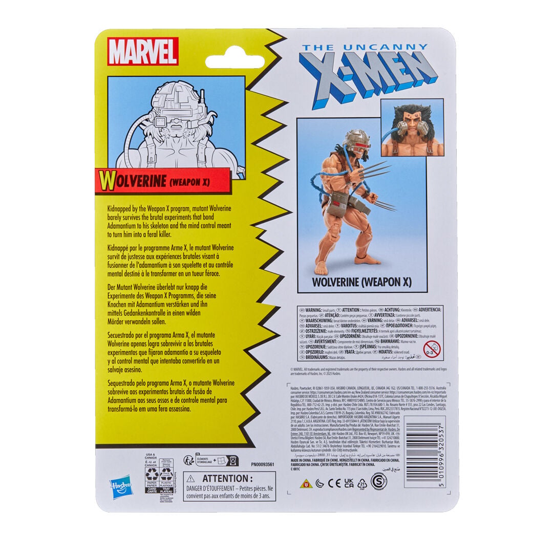 Figura Wolverine Weapon X X-Men Marvel Comics 15cm