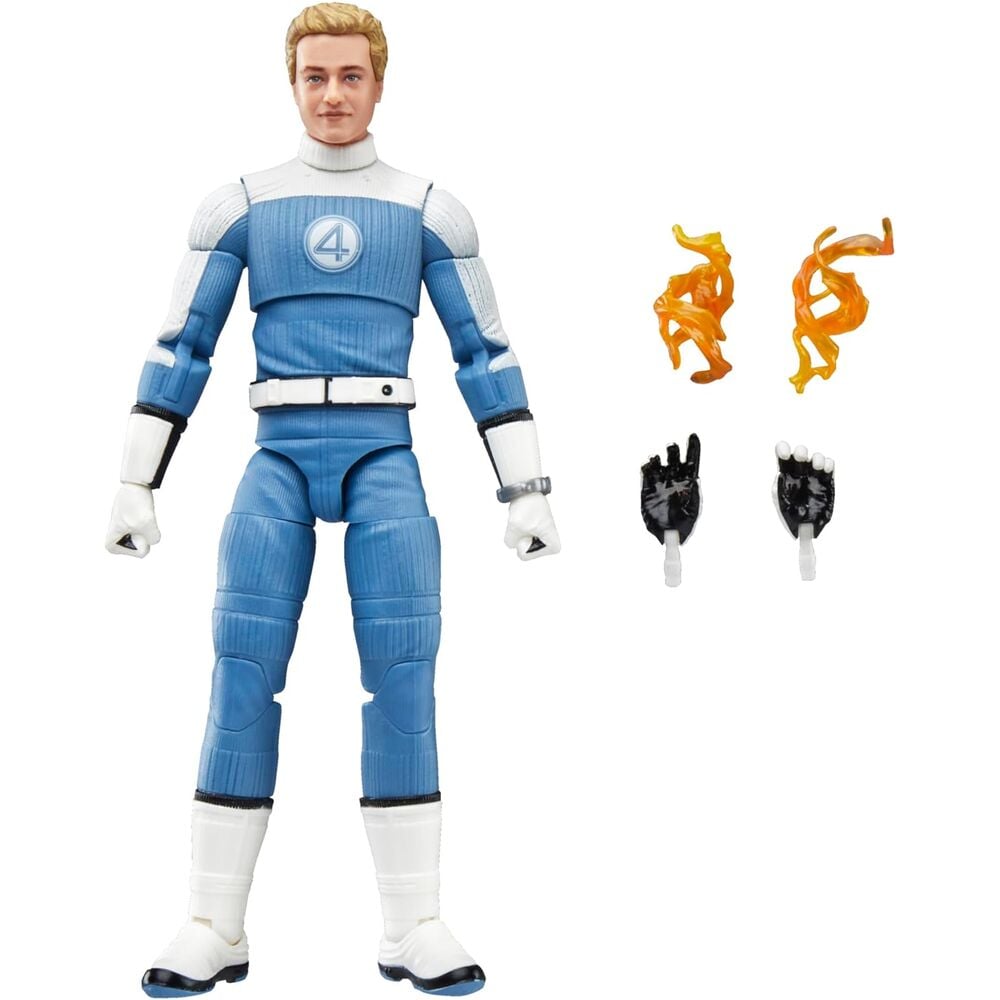 Figura Johnny Storm Los 4 Fantasticos Marvel 15cm