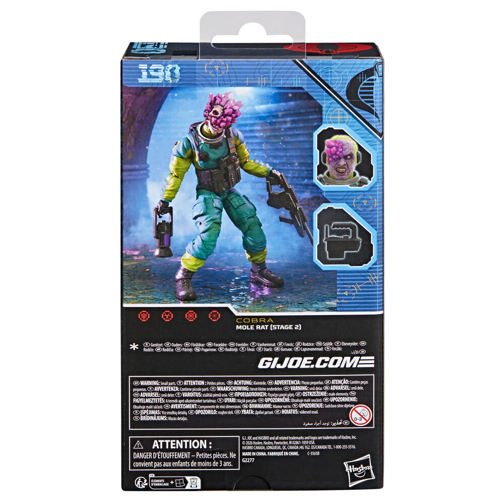 Figura Mole Rat Stage 2 Classified Series Cobra G.I. Joe 15cm