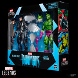 Blister 2 figuras Black Bolt & Triton Inhumanos Marvel Legends Series 15cm