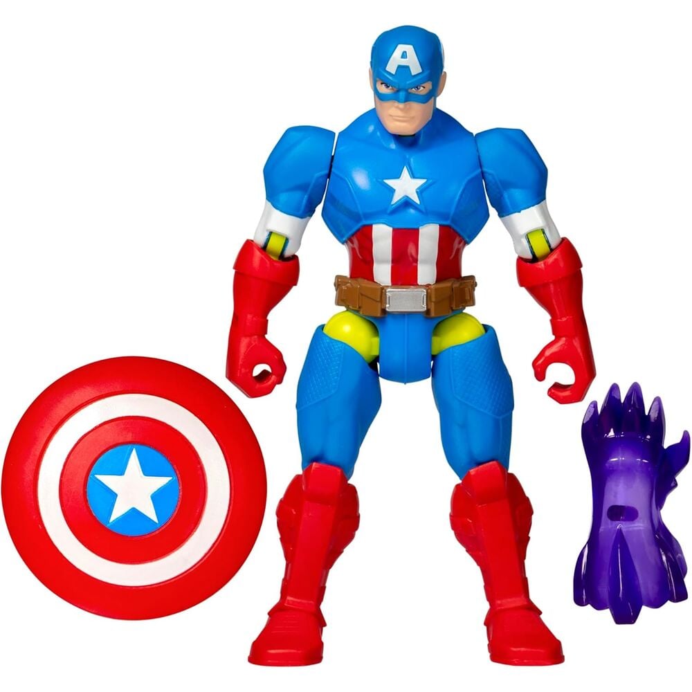 Figura Capitan America Mix Mashers Marvel 12cm