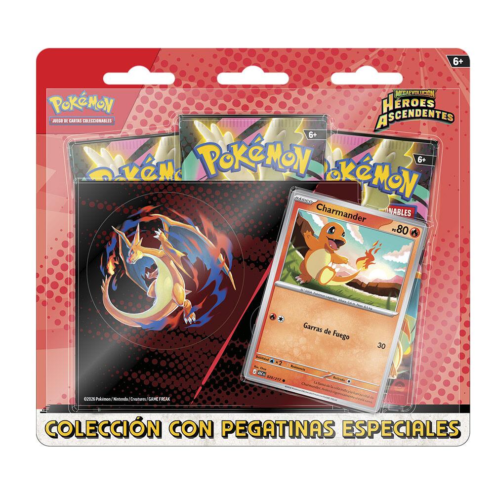 Cartas Tech Sticker Heroes Ascendentes Charizard Pokemon TCG español