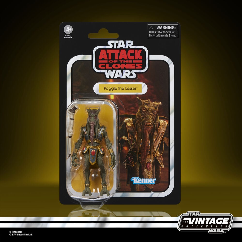 Figura Poggle the Lesser El Ataque de los Clones Star Wars 9,5cm
