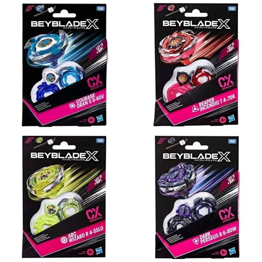 Juego Kit Inicial Reaper Incendio T 4-70K Beyblade X surtido